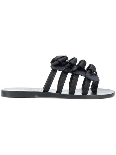 Shop Ancient Greek Sandals Hara Sandals In Black