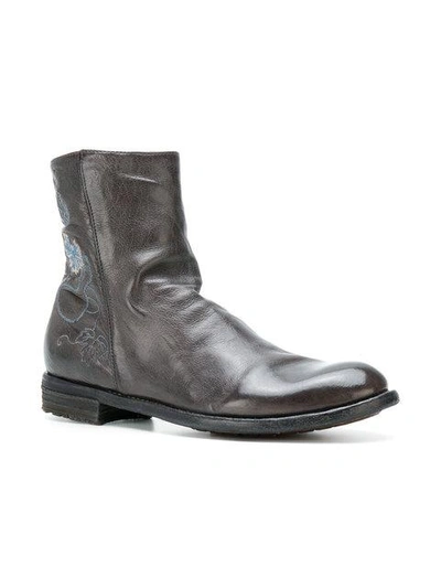 Shop Officine Creative Lexikon Boots In Grey