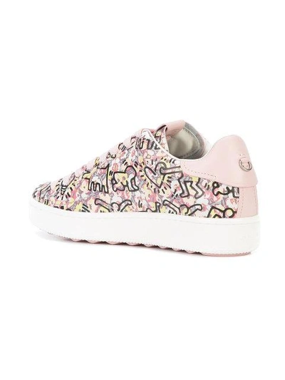 Shop Coach X Keith Haring C101 Sneakers - Pink