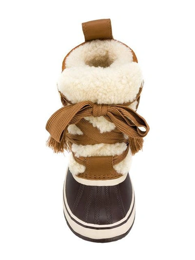 Shop Chloé Sorel X  Winter Boots - Brown