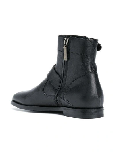 Shop Saint Laurent Matt 10 Ankle Boots - Black