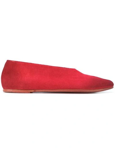 Shop Marsèll Coltellaccio Ballerinas In Red