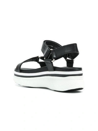 Shop Prada Touch Strap Platform Sandals
