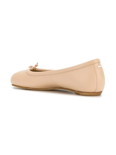 Shop Maison Margiela Tabi Ballerina Shoes In Neutrals