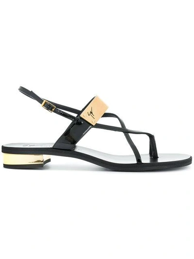 bar strap sandals