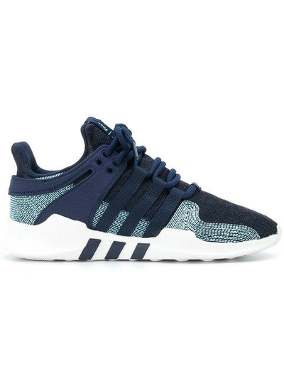 Adidas Originals Adidas Blue Eqt Support Adv Parley Sneakers In Blue