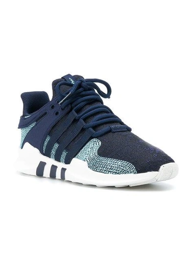 Adidas Originals Adidas Blue Eqt Support Adv Parley Sneakers In Blue