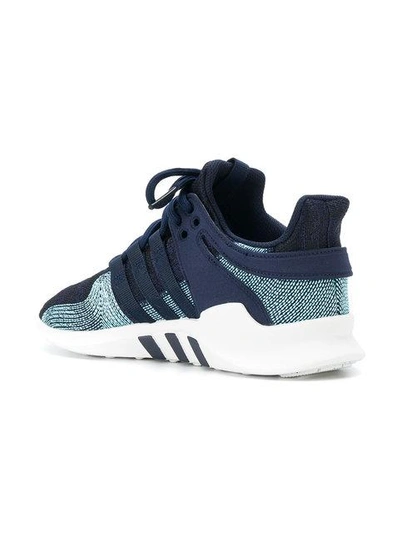 Adidas Originals Adidas Blue Eqt Support Adv Parley Sneakers In Blue