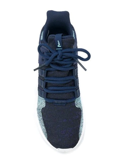 Adidas Originals Adidas Blue Eqt Support Adv Parley Sneakers In Blue