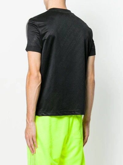 Shop Adidas Originals By Alexander Wang Soccer T-shirt In Black