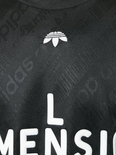 ADIDAS ORIGINALS BY ALEXANDER WANG 足球T恤 - 黑色