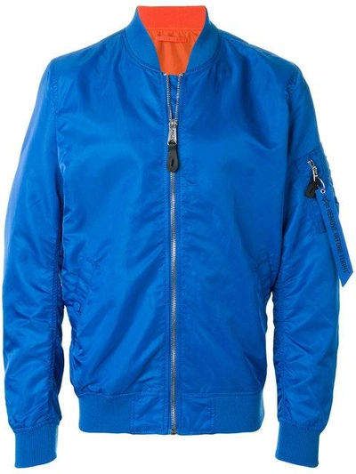 Shop Alpha Industries Classic Bomber Jacket - Blue