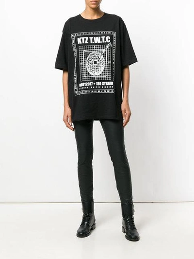 Shop Ktz Brainstorm T-shirt In Black