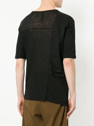 Shop Forme D'expression Patch T-shirt - Black