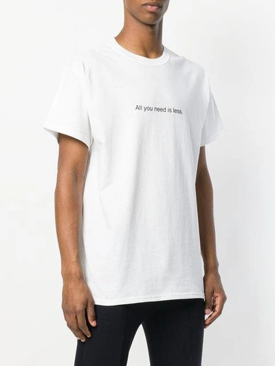 Shop Famt All You Need Is Less T In White