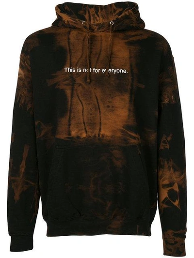 Shop Famt F.a.m.t. Tie Dye Hoodie - Black