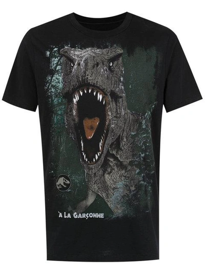 Shop À La Garçonne Printed T In Black