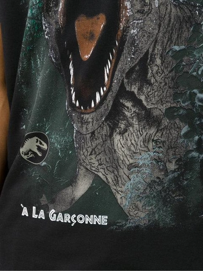 Shop À La Garçonne Printed T In Black