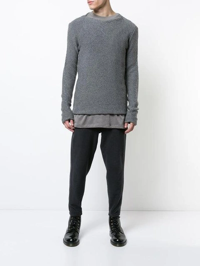 Shop Daniel Andresen Plain Jumper In Grey