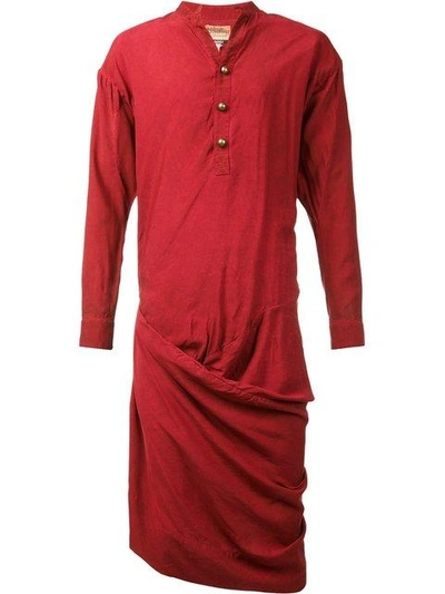 Shop Vivienne Westwood Andreas Kronthaler For  Boot Dress Shirt - Red