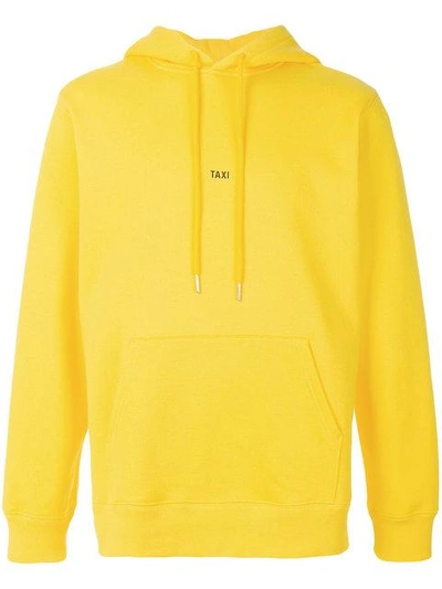 Shop Helmut Lang Taxi Hoodie - Yellow