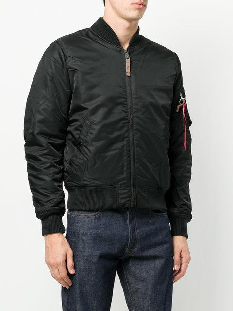 Alpha Industries Camouflage Bomber Jacket In 03 Black | ModeSens