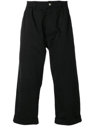 Shop Société Anonyme Winter Paul Cropped Trousers - Black