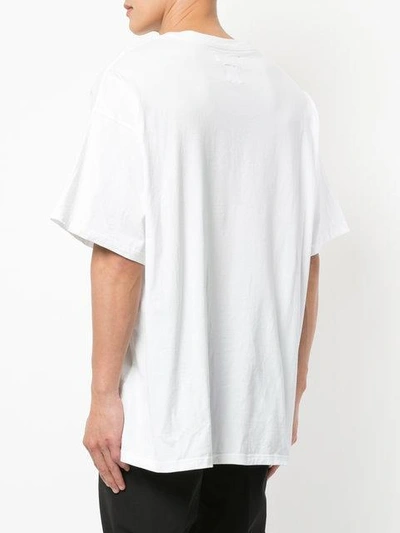 Shop Facetasm Logo Print T-shirt In White
