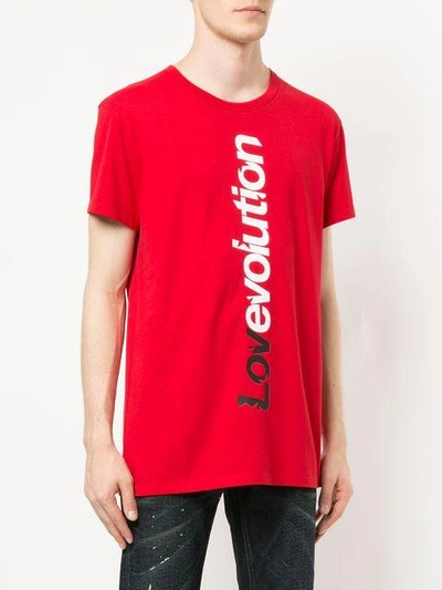 Shop Ports V Slogan Short-sleeve T-shirt In Red