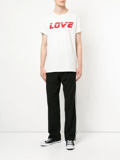 Shop Ports V Love Slogan T-shirt In White