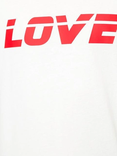 Shop Ports V Love Slogan T-shirt In White