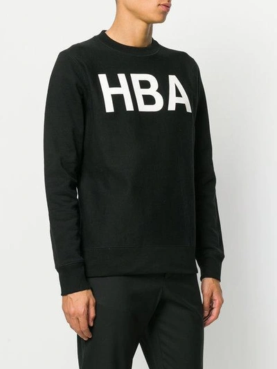 Shop Hood By Air Rehab Crew Neck Sweatshirt In Black