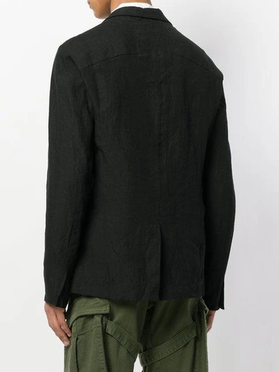 Shop Andrea Ya'aqov Oversized Blazer Jacket - Black