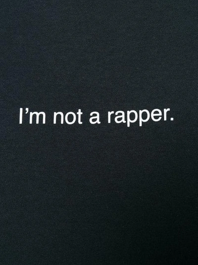 Shop Famt I'm Not A Rapper T In Black