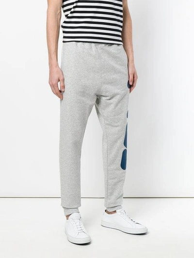 Shop Fila Logo Print Sweat Pants - Grey