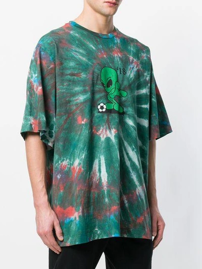 Gosha Rubchinskiy Oversized Alien T-shirt In Green