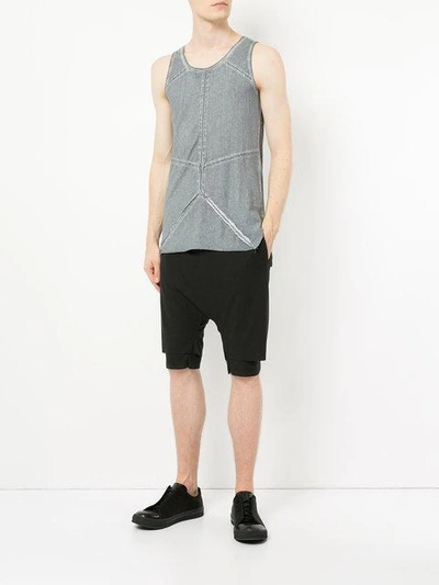 Shop First Aid To The Injured Sphenoid Tank Top - Grey