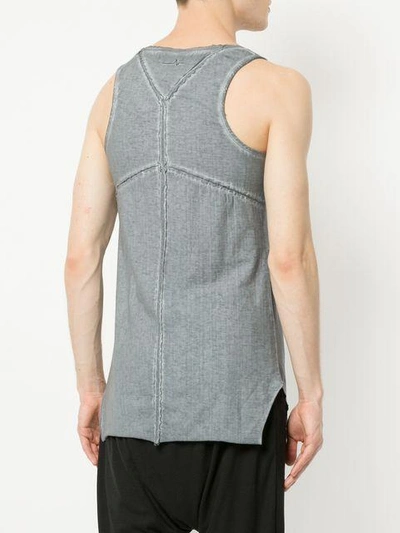 Shop First Aid To The Injured Sphenoid Tank Top - Grey