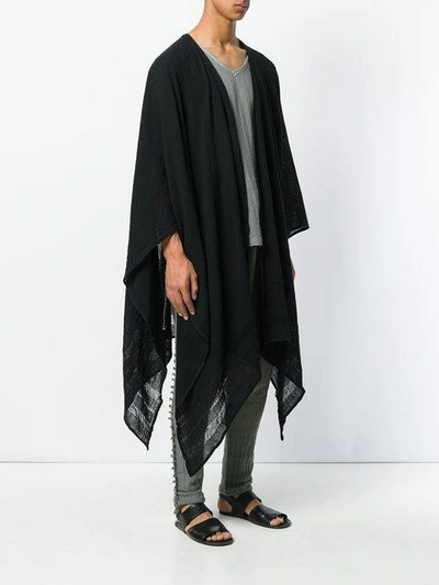 Shop Caravana Sheer Long Shawl - Black