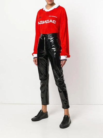 Shop Gosha Rubchinskiy X Adidas Long Sleeve Jersey Top In Red