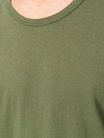 ANDREA YA'AQOV 超大款叠层设计T恤 - 绿色