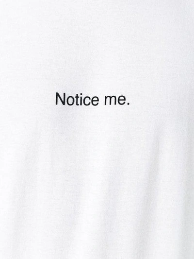 Shop Famt 'notice Me' T In White
