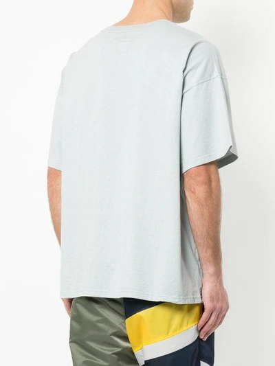 Shop Facetasm Logo Print T-shirt - Grey