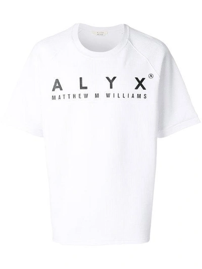 Shop Alyx Logo Print T-shirt In White
