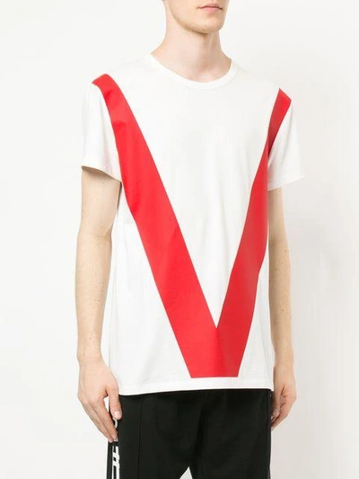 Shop Ports V Colour-block T-shirt In White