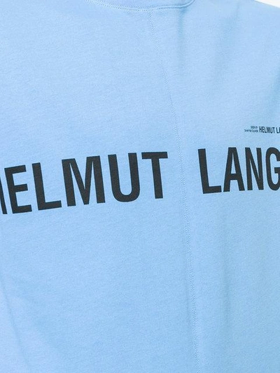 Shop Helmut Lang Logo Print Tee