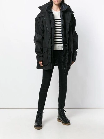 Shop Napa By Martine Rose Layered Padded Jacket - Black