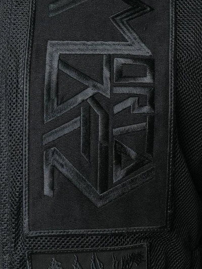 Shop Ktz Net Patches Hooded Jacket - Black