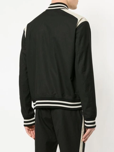 Shop Ports V Logo Bomber Jacket In Black