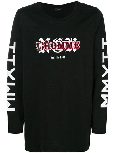 Shop Not Guilty Homme Homme Cirqus Sweatshirt In Black